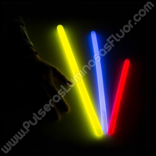 25 Palos Glow Sticks 30 cm Luminosos Fluorescentes Multicolor